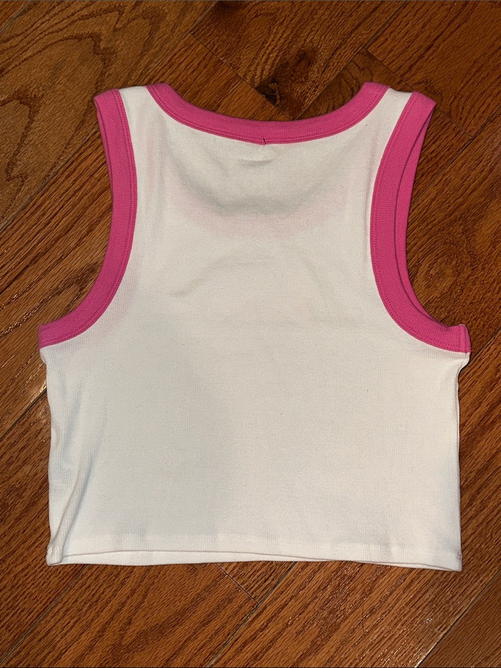 Barbie Pacsun Women’s Pink White Crop Top Size M - Picture 2 of 2